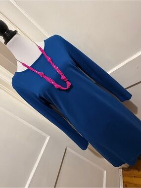 J. Crew Royal Blue Shift Dress Women's Large